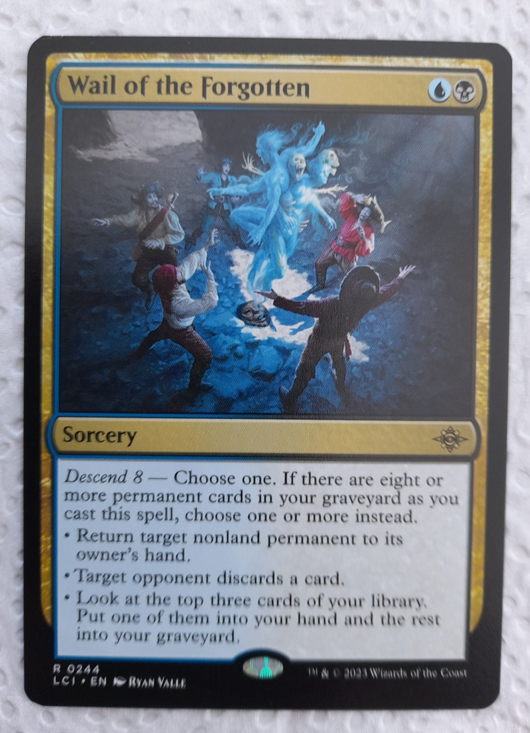 Wall of the Forgotten RARE MTG Card NM Sorcery (g134)