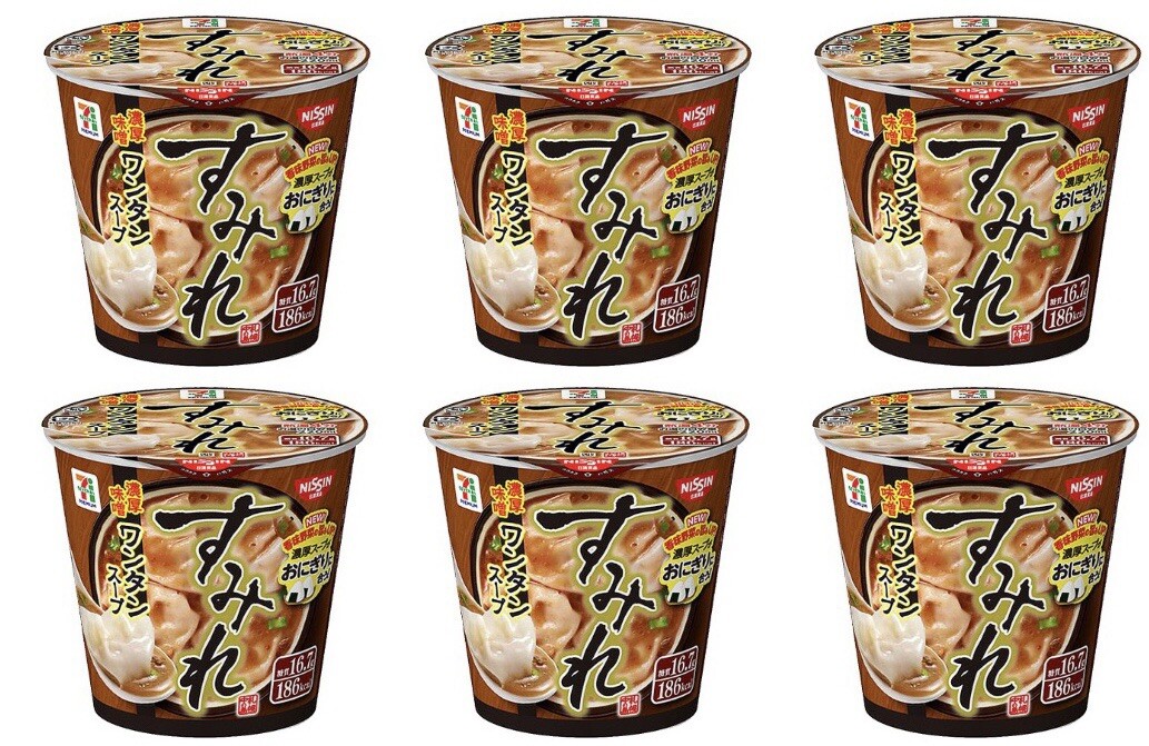 NISSIN Soup SUMIRE Wonton Miso Garlic Onion Ramen Cup Instant Food Japanese 46g