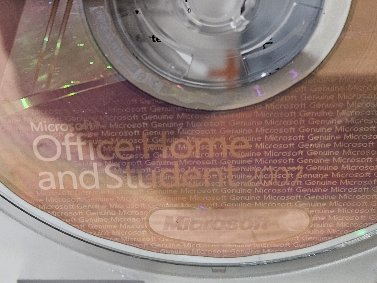 Microsoft Office 2007 Home and Student CD and Case With Activation Key Inside