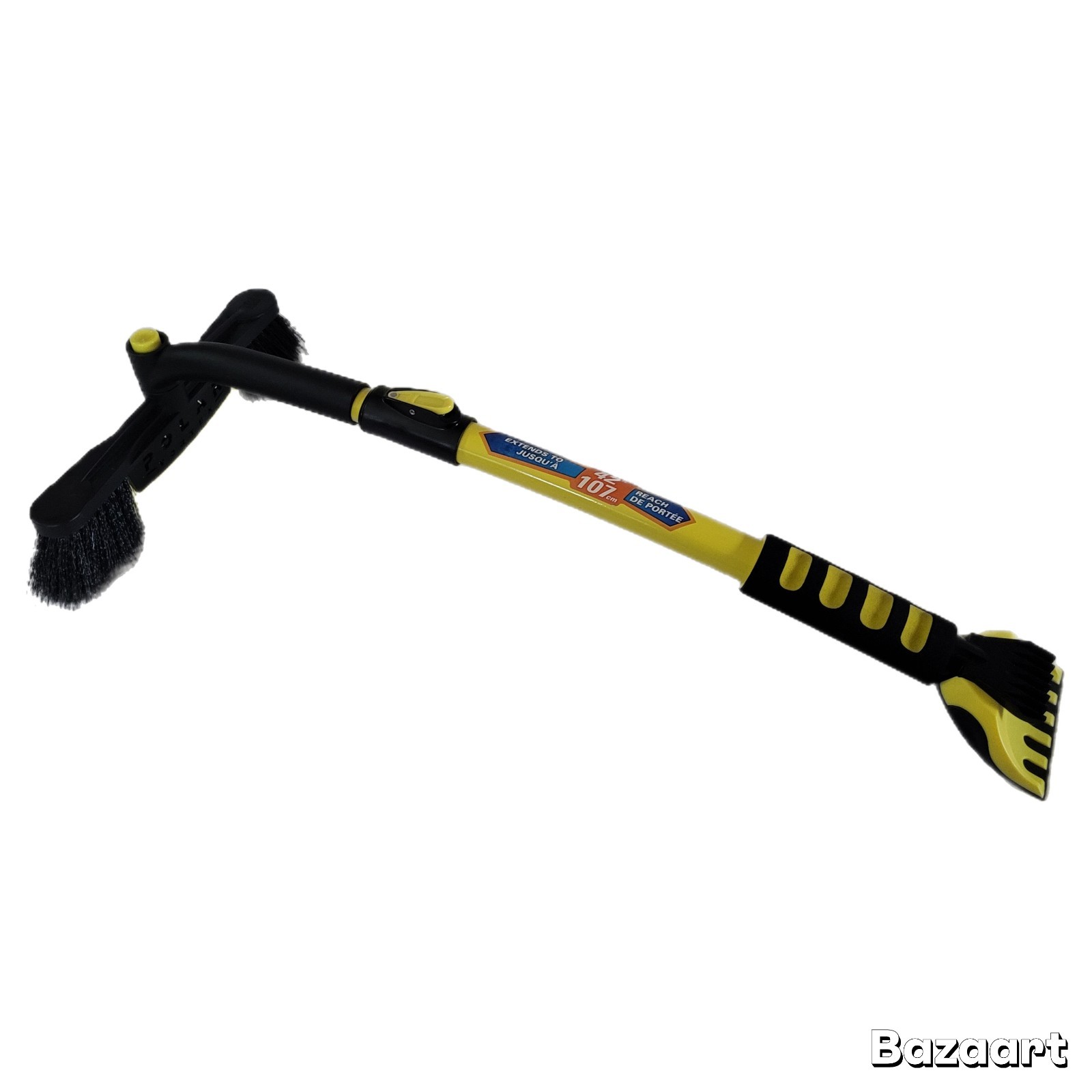 Hopkins (#14170) Polar Vortex Snow Broom/Scraper, 360 Pivot, Extends 27" - 42"