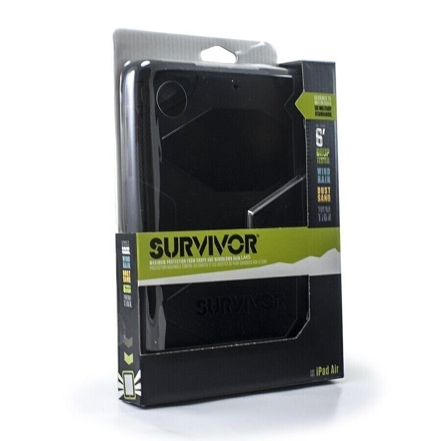 GRIFFIN SURVIVOR ALL TERAIN CASE COVER FOR APPLE IPAD AIR - BLACK (GB36307)