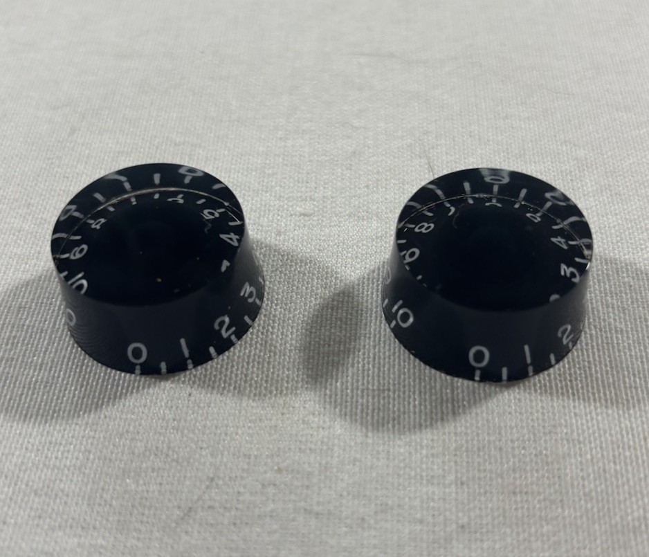 2015 Epiphone Les Paul Junior Speed Knobs Pair Black