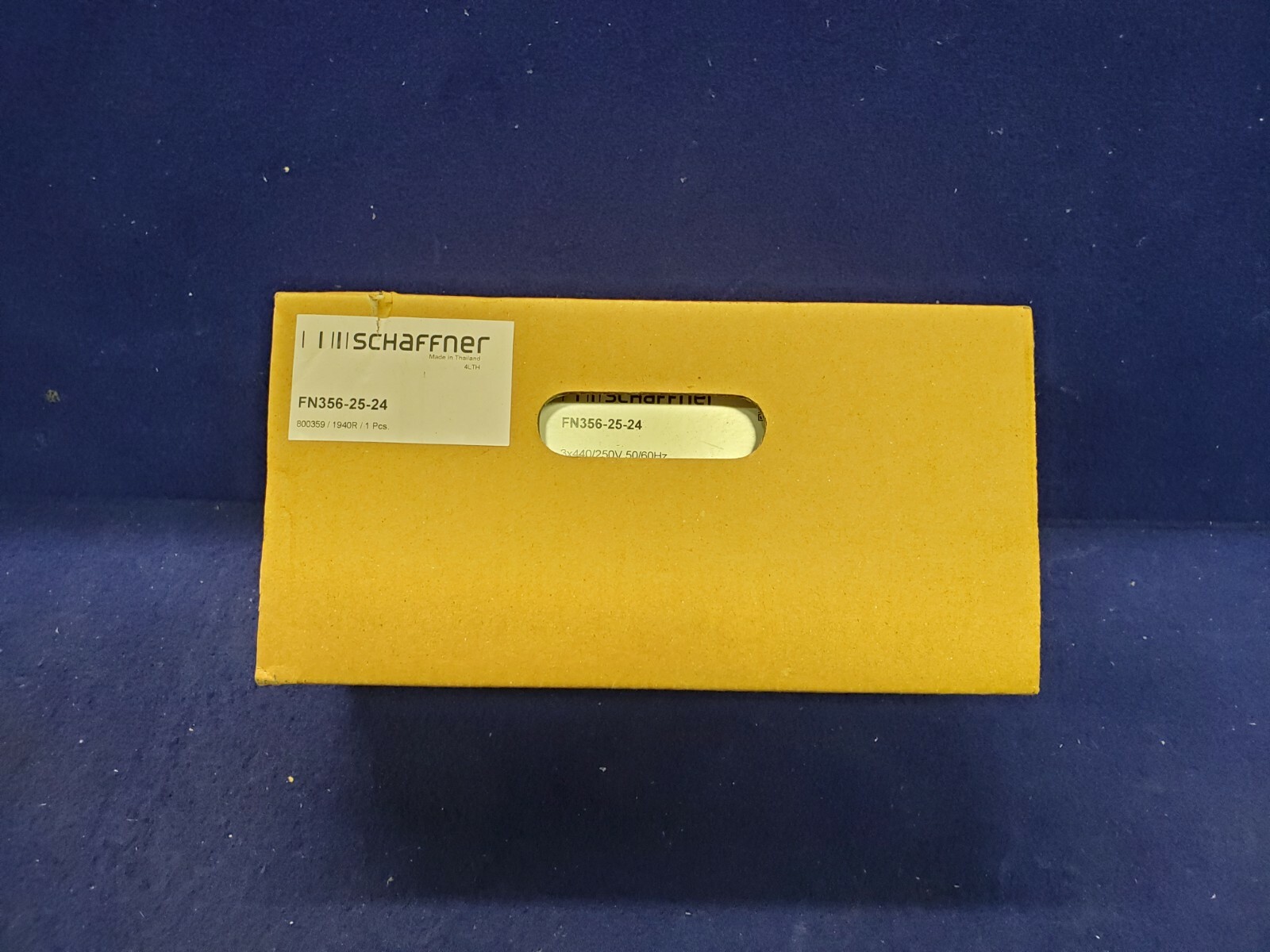 Schaffner EMI Filter, 440/250VAC 50/60Hz 25A, FN356-25-24