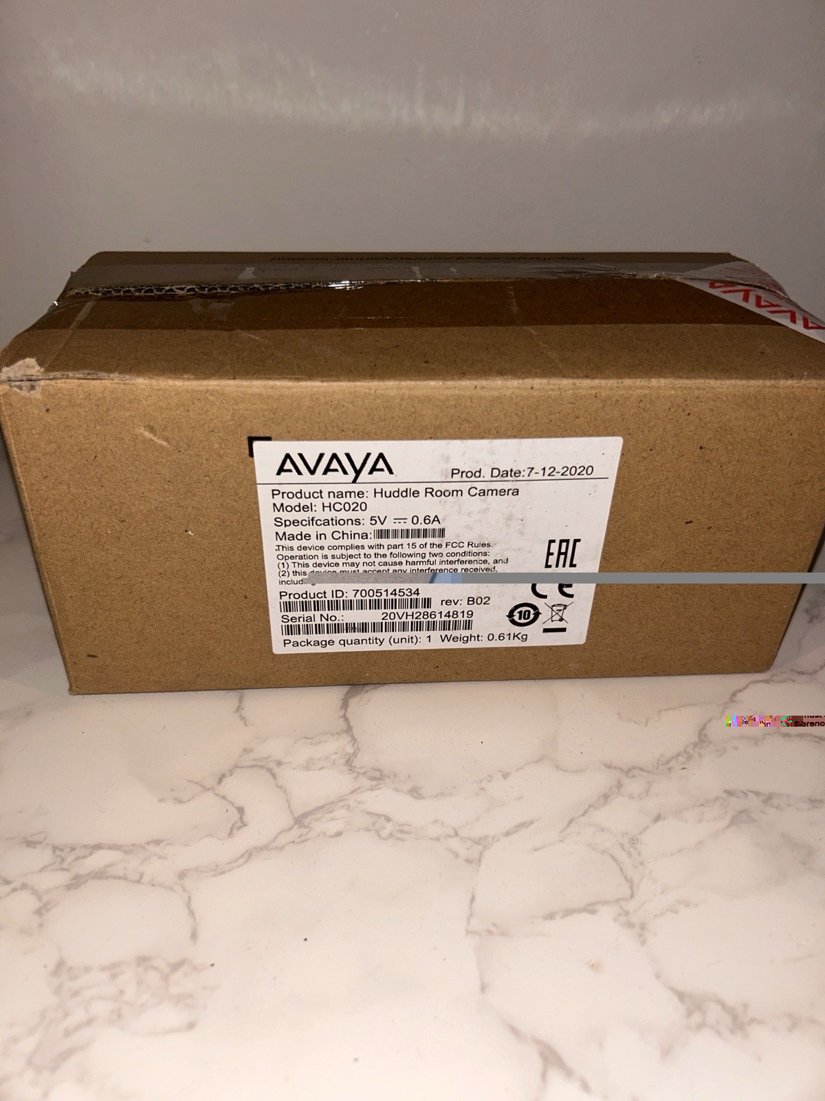 Avaya Huddle Room Camera
