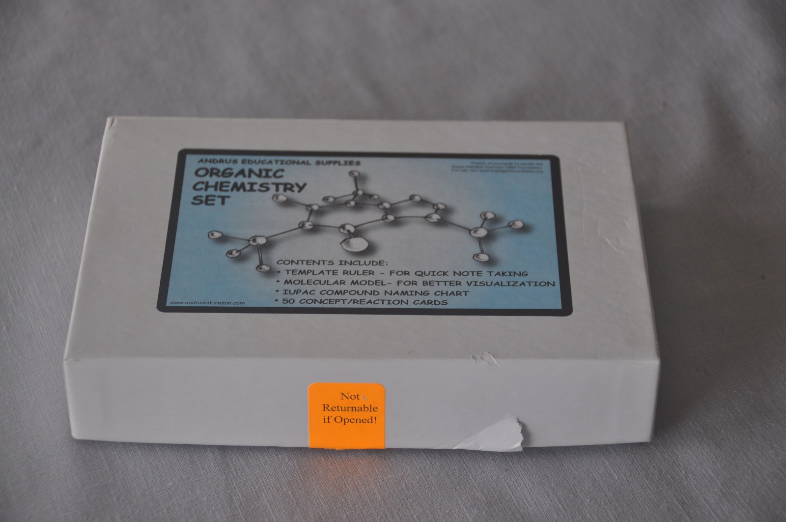 Andrus Educational Supplies Organic Chemistry Set