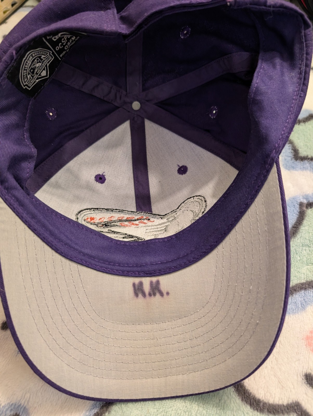 Winston-Salem Dash Hat Cap Unisex Purple Adjustable T3