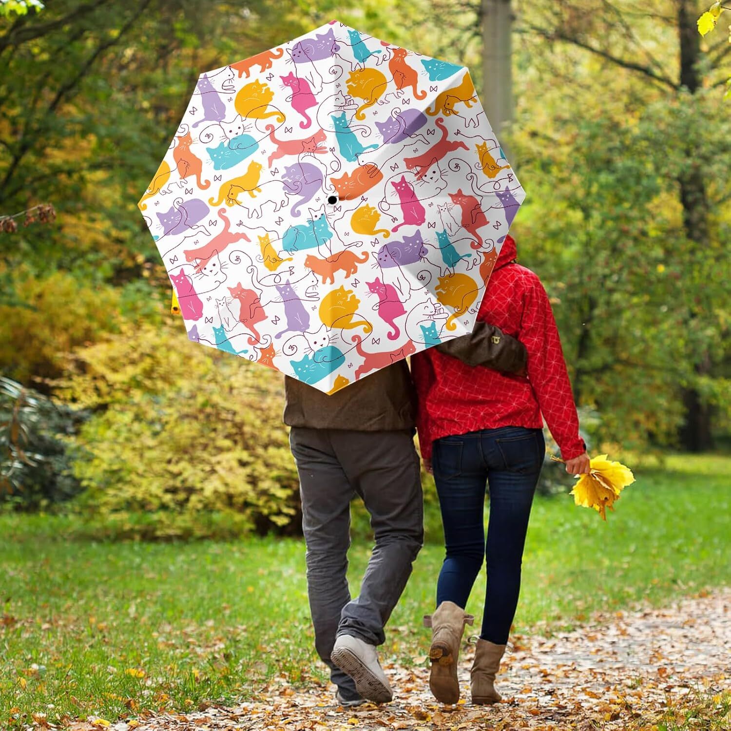 Travel Compact Windproof Umbrella, Small Automatic Folding Umbrella for SZ02