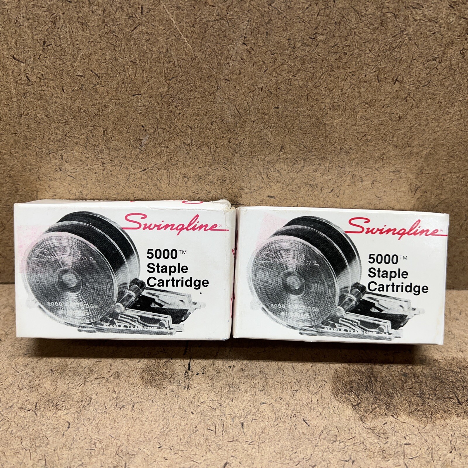 Lot Of 2 Vintage Swingline 5000 Staple Cartridge For Electric Stapler #50050 NIB