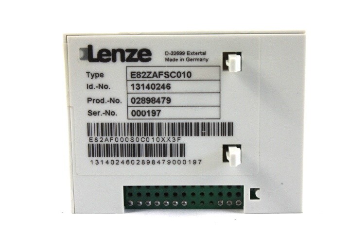 Lenze E82ZAFSC010 13140246 Standard I/O PT Function Module - Original Packaging/Unused -