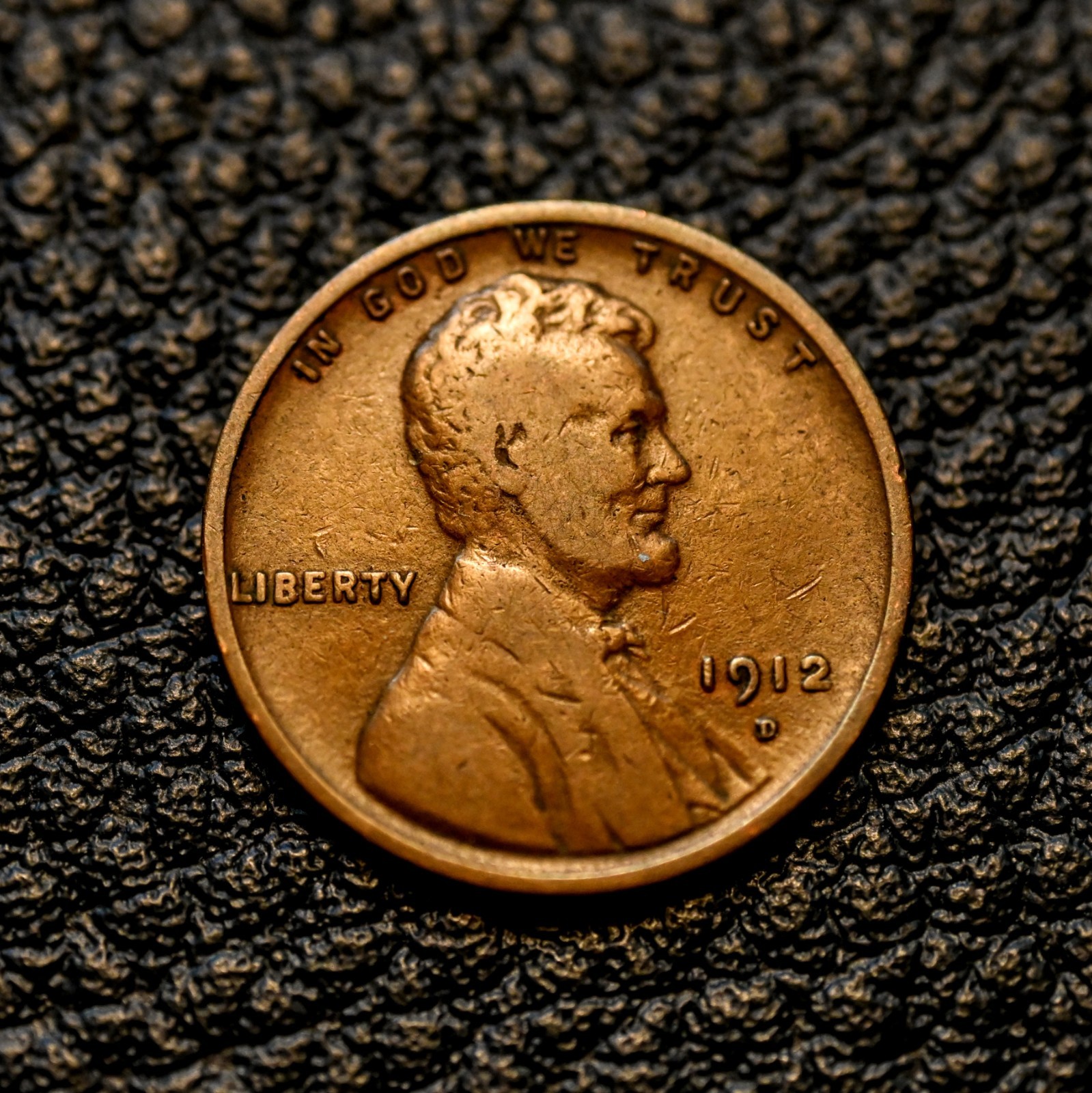 1912-D Lincoln Cent ~ FINE (F / FN) Condition ~ COMBINED SHIPPING!