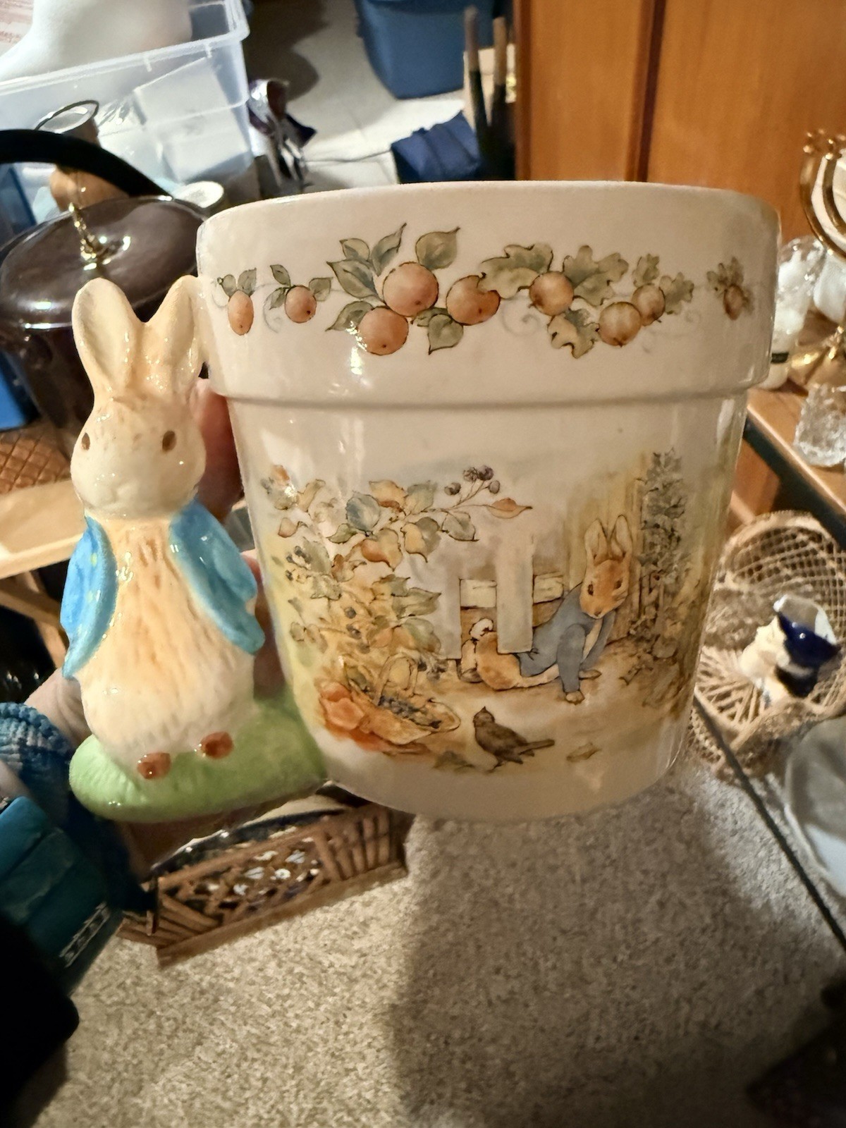 Vintage Peter Rabbit Pottery Beatrix Potter