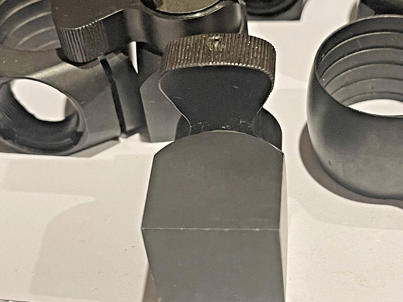 GERMAN RECKNAGEL RIFLE SCOPE OBJECTIVE CLAW MOUNTS QUICK RELEASE UNUSED CUSTOM