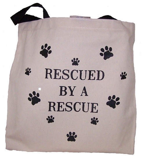 Rescued By A Rescue Tote Bag New  MADE  USA