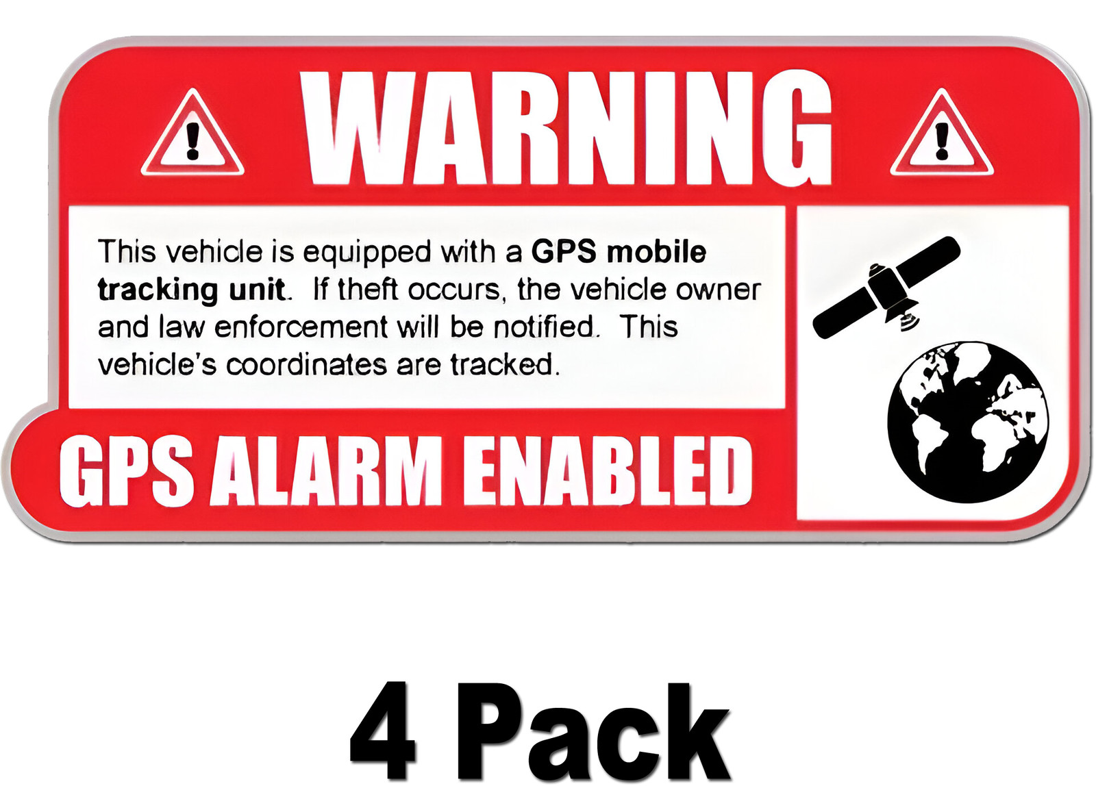GPS tracking sticker Decal