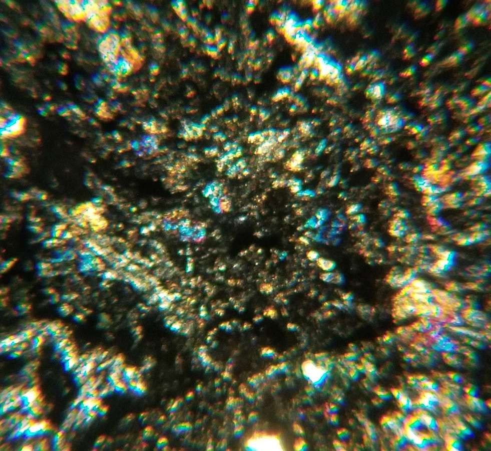 Thin-section Mount from IRDP Borehole Petrographic Microscope Slide IRDP1915.18A