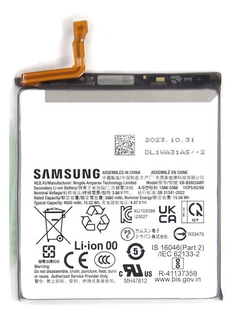 New OEM Original Samsung Galaxy S24 5G S922 EB-BS922ABY Genuine 4000mAh Battery
