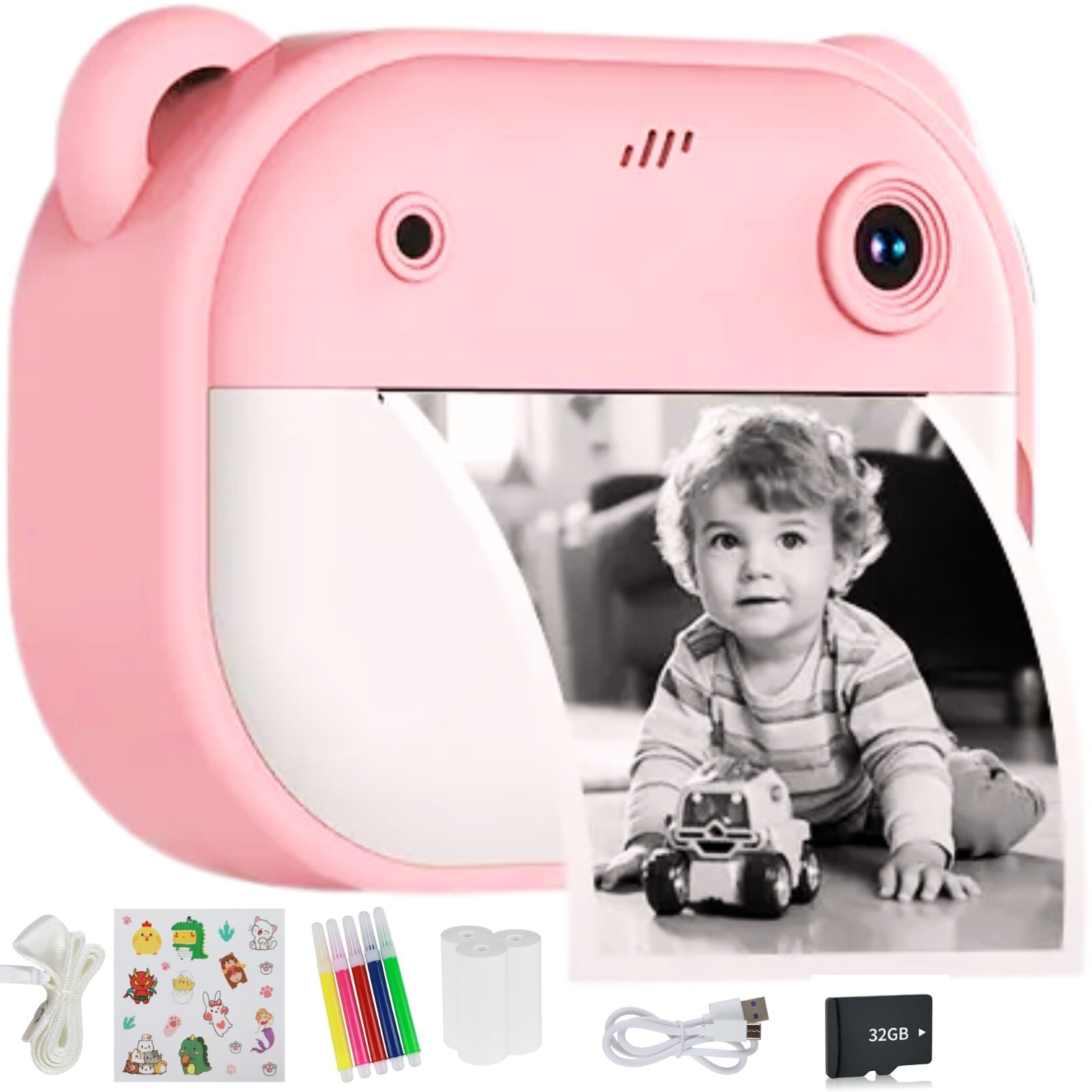 Kids Camera Instant Print, Digital Instant Print Camera, Instax Camera
