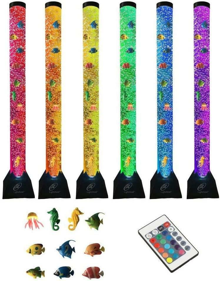 Replacement Remote Control for LIGHTAHEAD 3.9 FT LED Bubble Fish Tube Aquarium