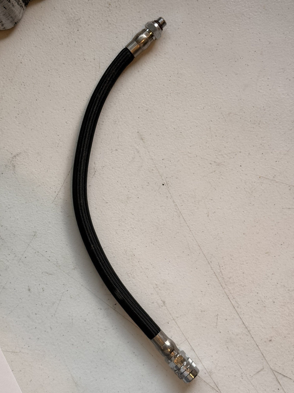 BCD/Drysuit LP Regulator Braided Hose Scuba Dive 14"