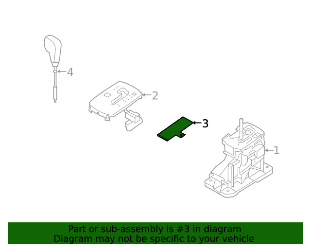 Genuine Volvo Automatic Transmission Shift Cover Plate 8699465