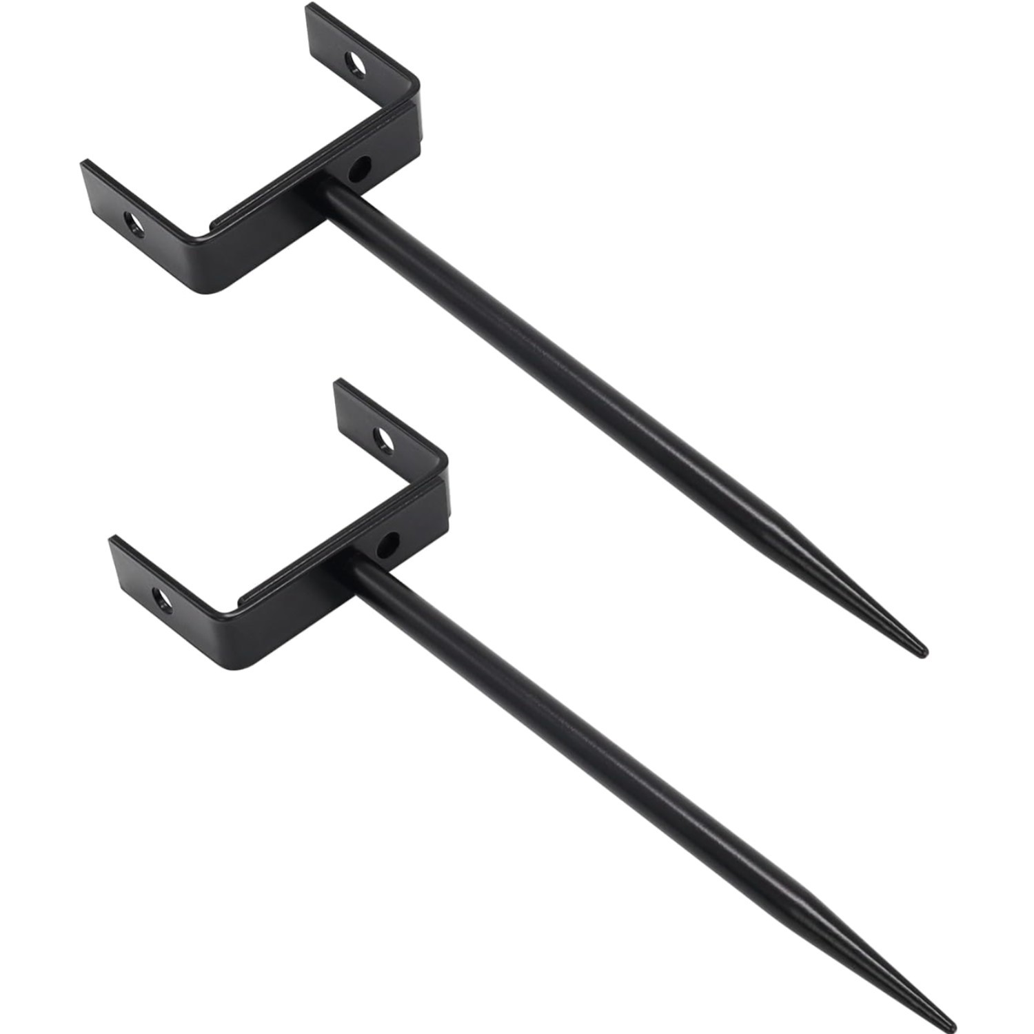 Heavy-Duty Galvanized Iron Downspout Bracket - Adjustable & Eco-Friendly 2-Pack