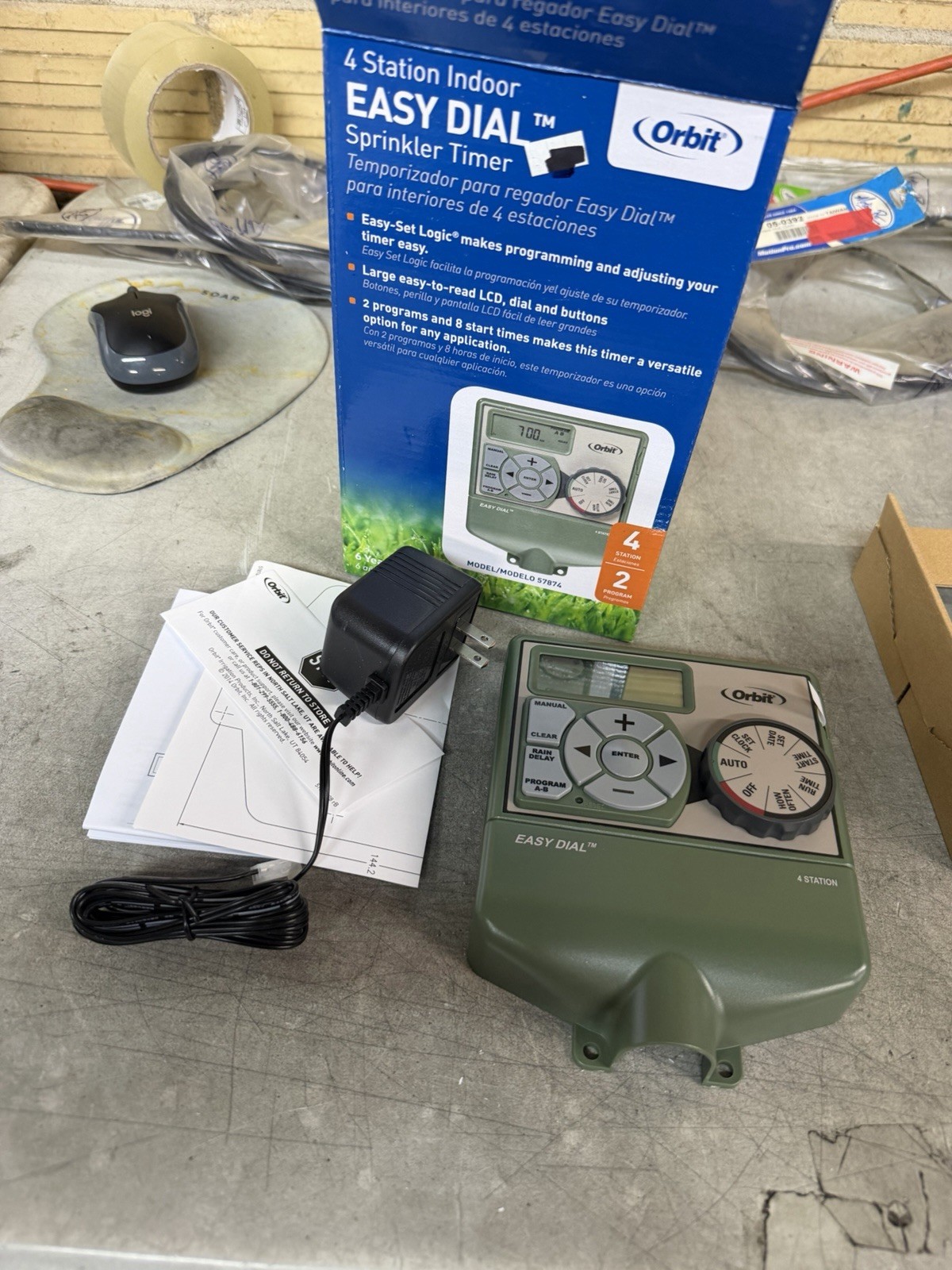 NEW Orbit 4 Station Indoor Easy Dial Model: 57874
