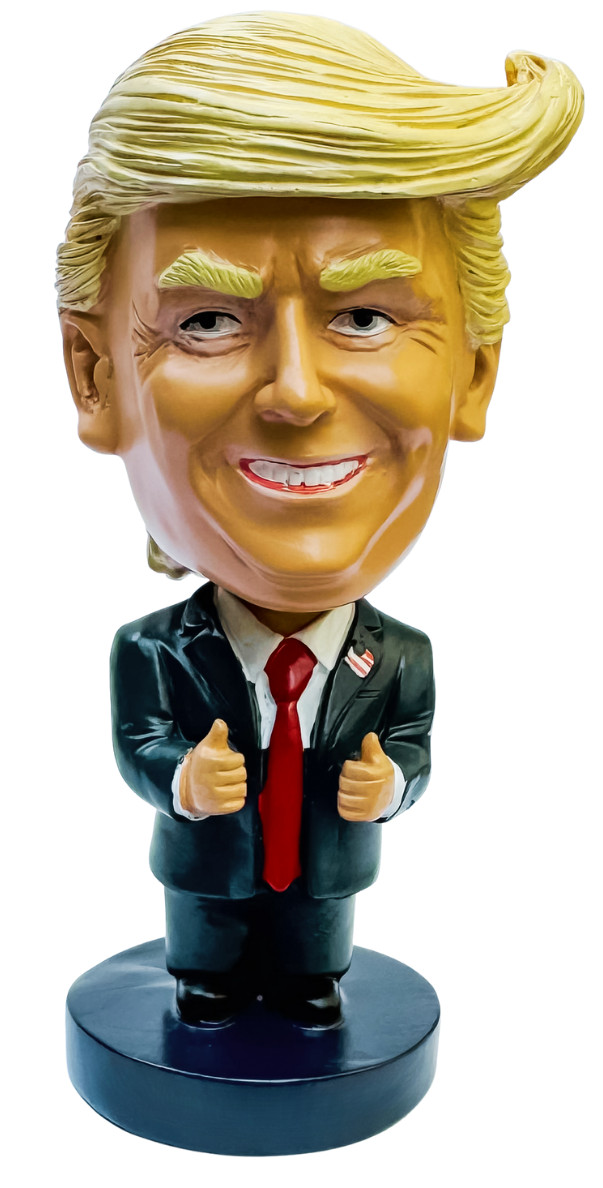 BobbleToons 5-Inch Donald Trump Bobblehead – Political Satire