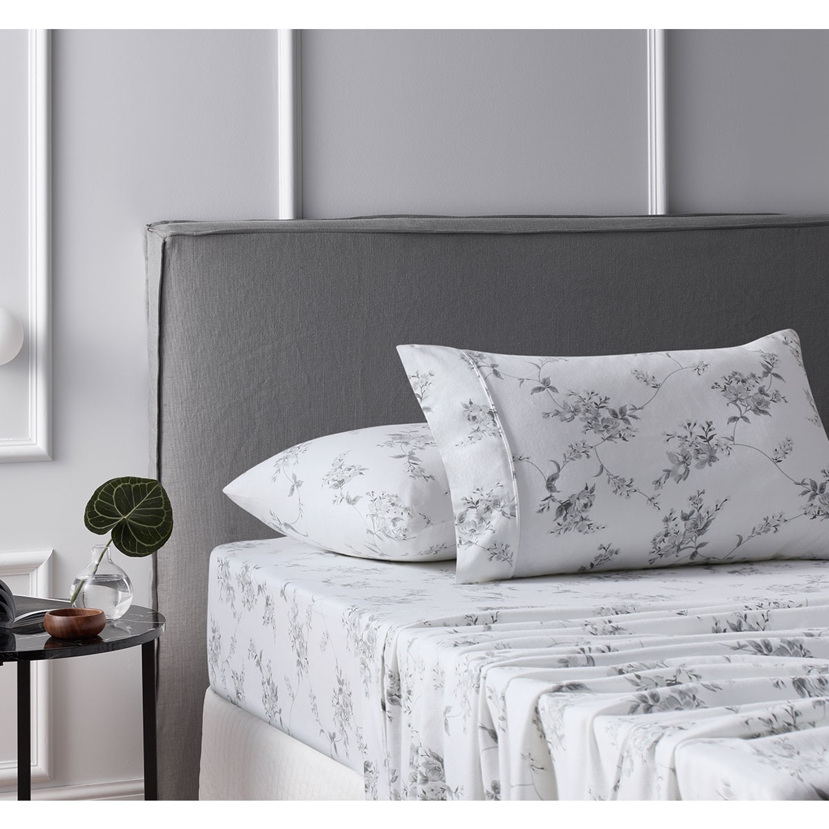 Cotton Flannelette Sheet Set Sylvan Rose by Accessorize