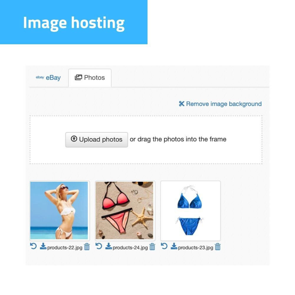 HTML eBay Template - Responsive Professional - Blue - Mobile Optimized + Editor