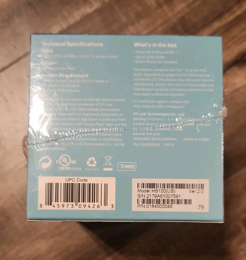 TP-Link HS100 Wi-Fi Smart Plug Kit