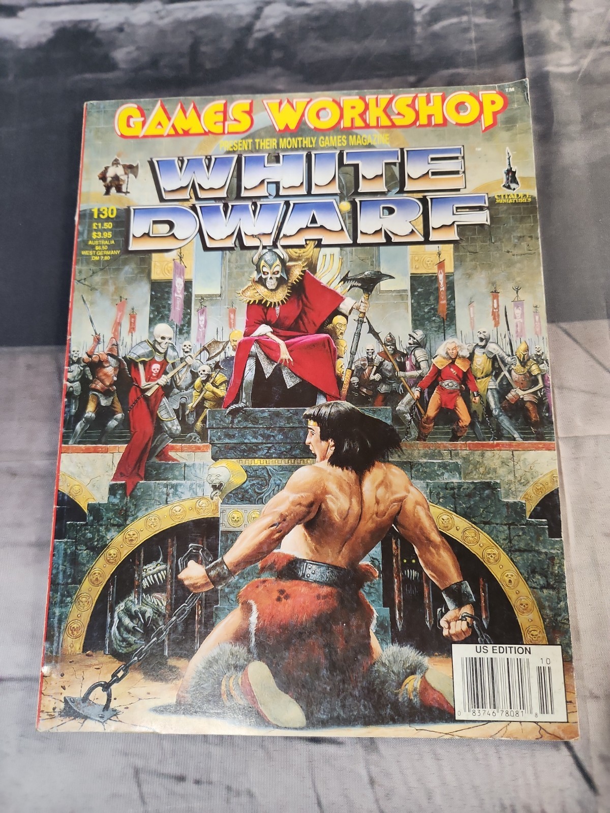 White Dwarf Games Workshop Issue 130 October 1990 Monthly Games Magazine