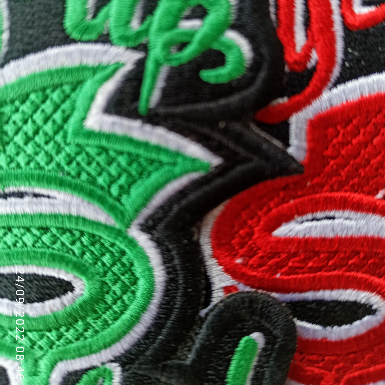 2pcs pay up sucker patch for jacket $