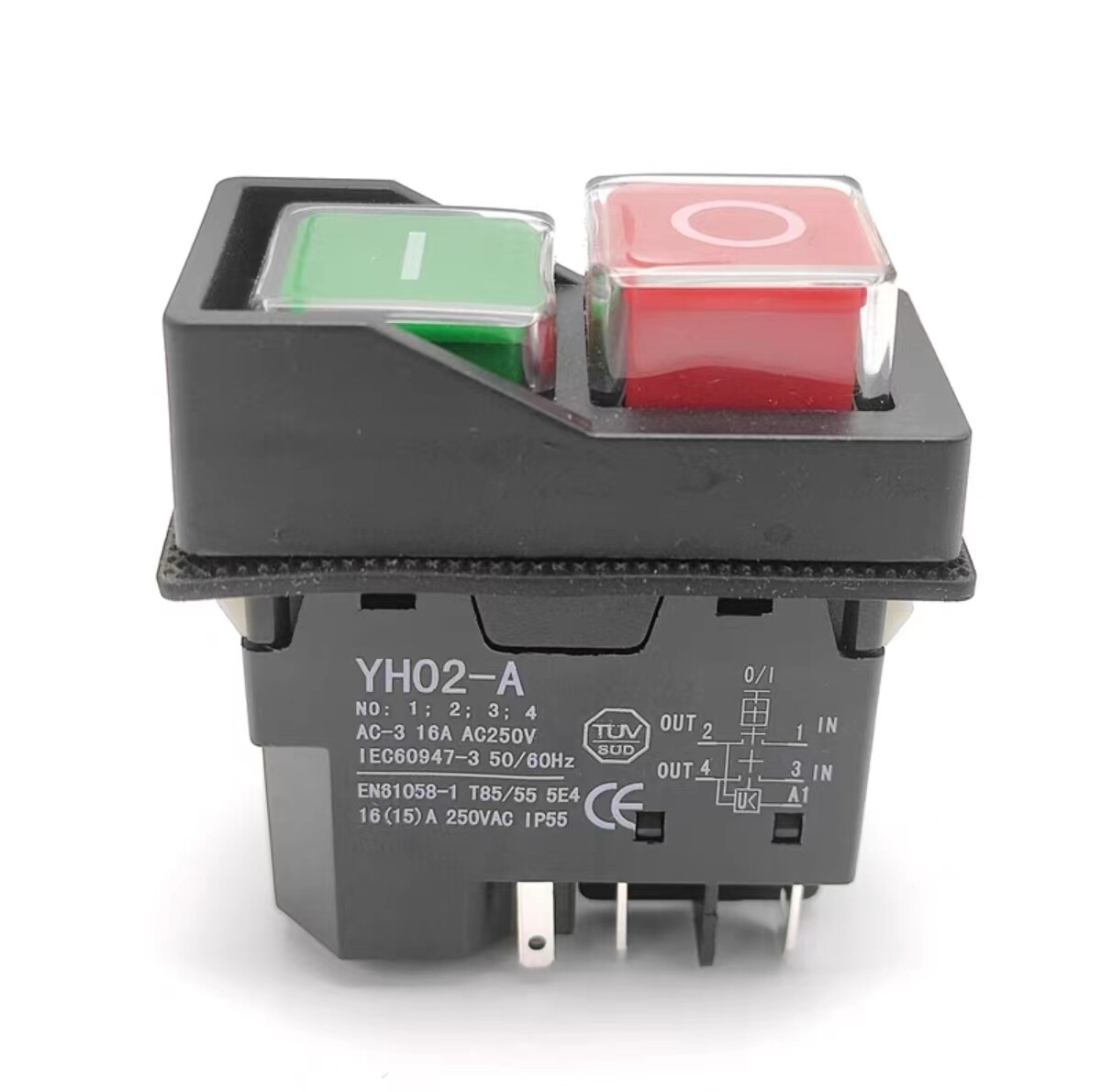 1PC YH02-A replace  5pin Waterproof Magnetic Switch KLD-28A 120V / 250V