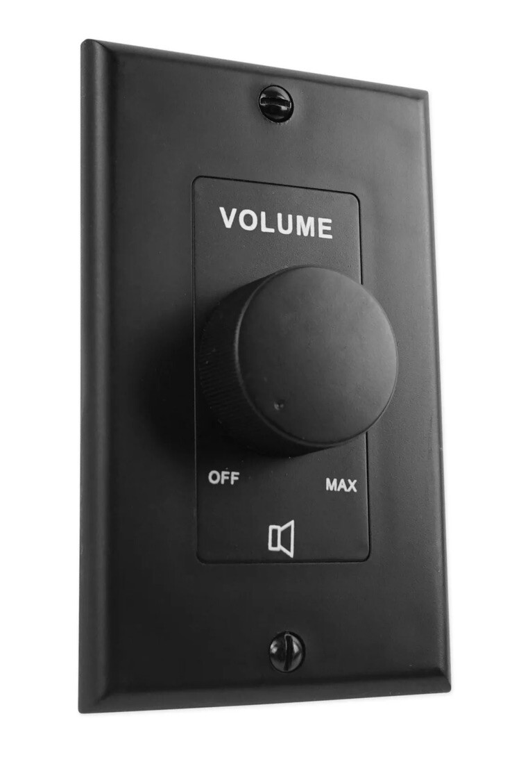 Rockville VOL70100 100 W 70v Black Wall Volume Zone Controller Box New E23