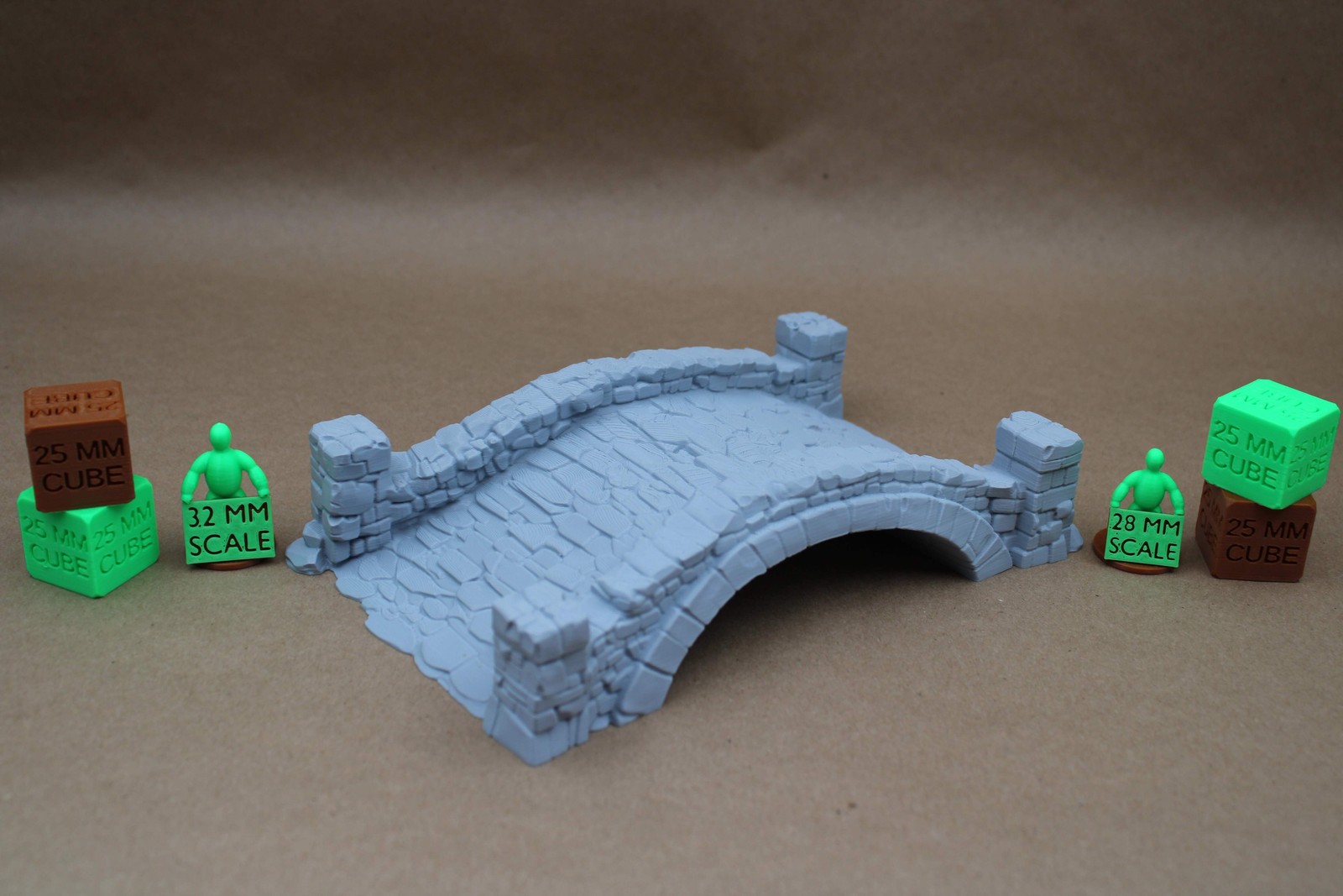 Tabletop Terrain Stone Rock Wide Bridge 28mm skirmish rpg wargame
