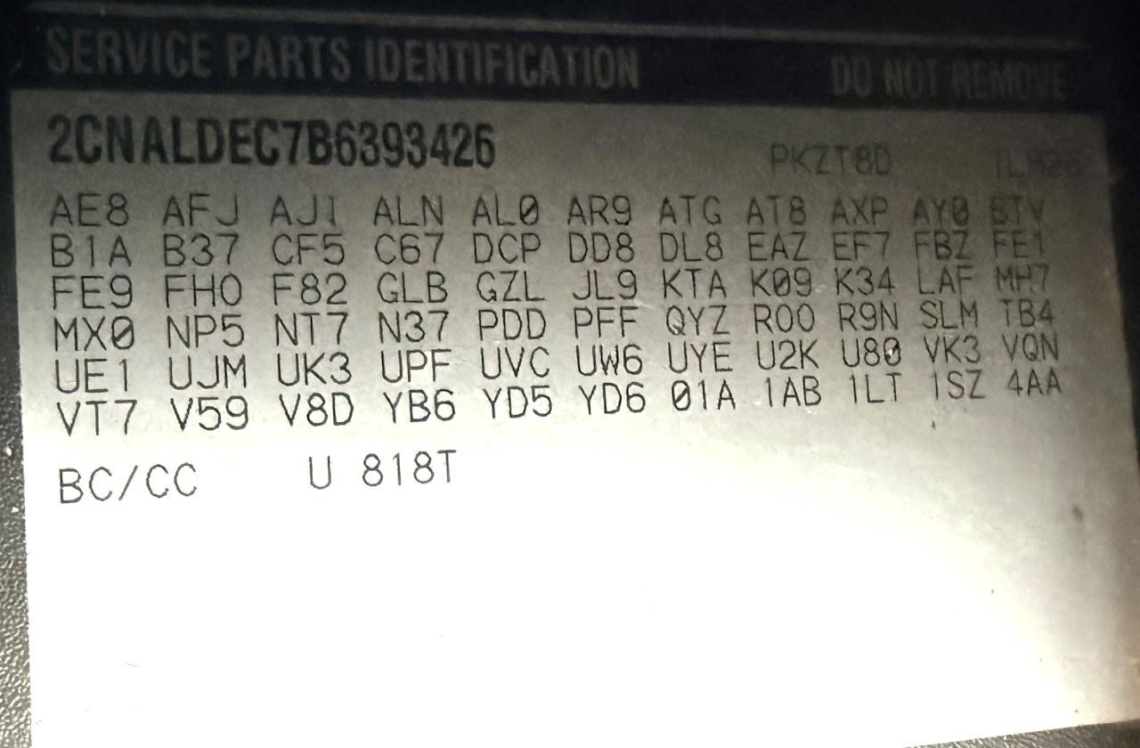 Audio Equipment Radio Control Panel AM-FM-XM-CD-MP3 Fits 10-11 EQUINOX 2435463