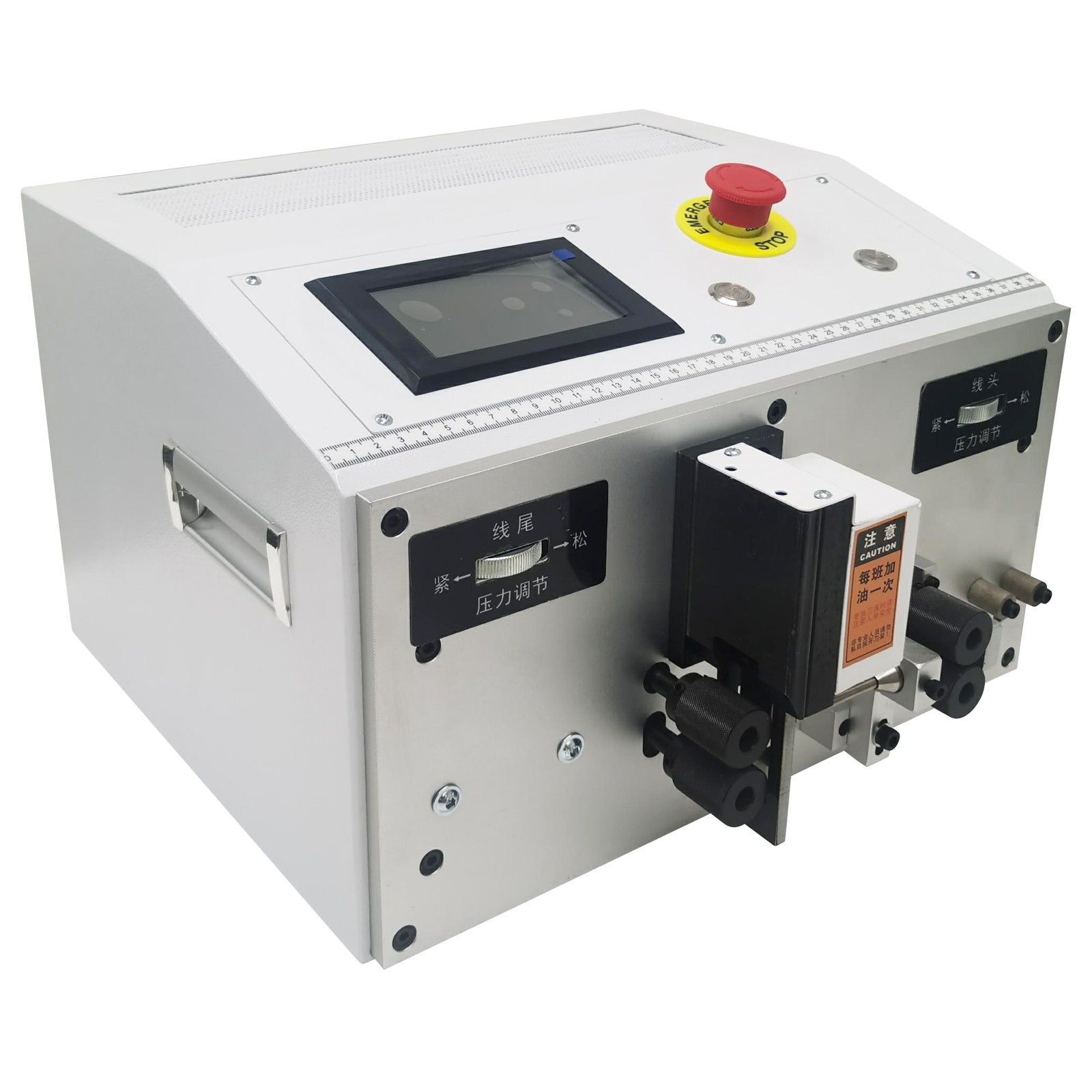Automatic Computer Wire Stripper Cutter 110V BVR Single Wire Stripping Machine