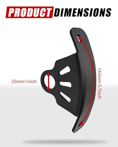 Motorcycle Rear License Plate Tag Mount Bracket Side Support Holder Curved