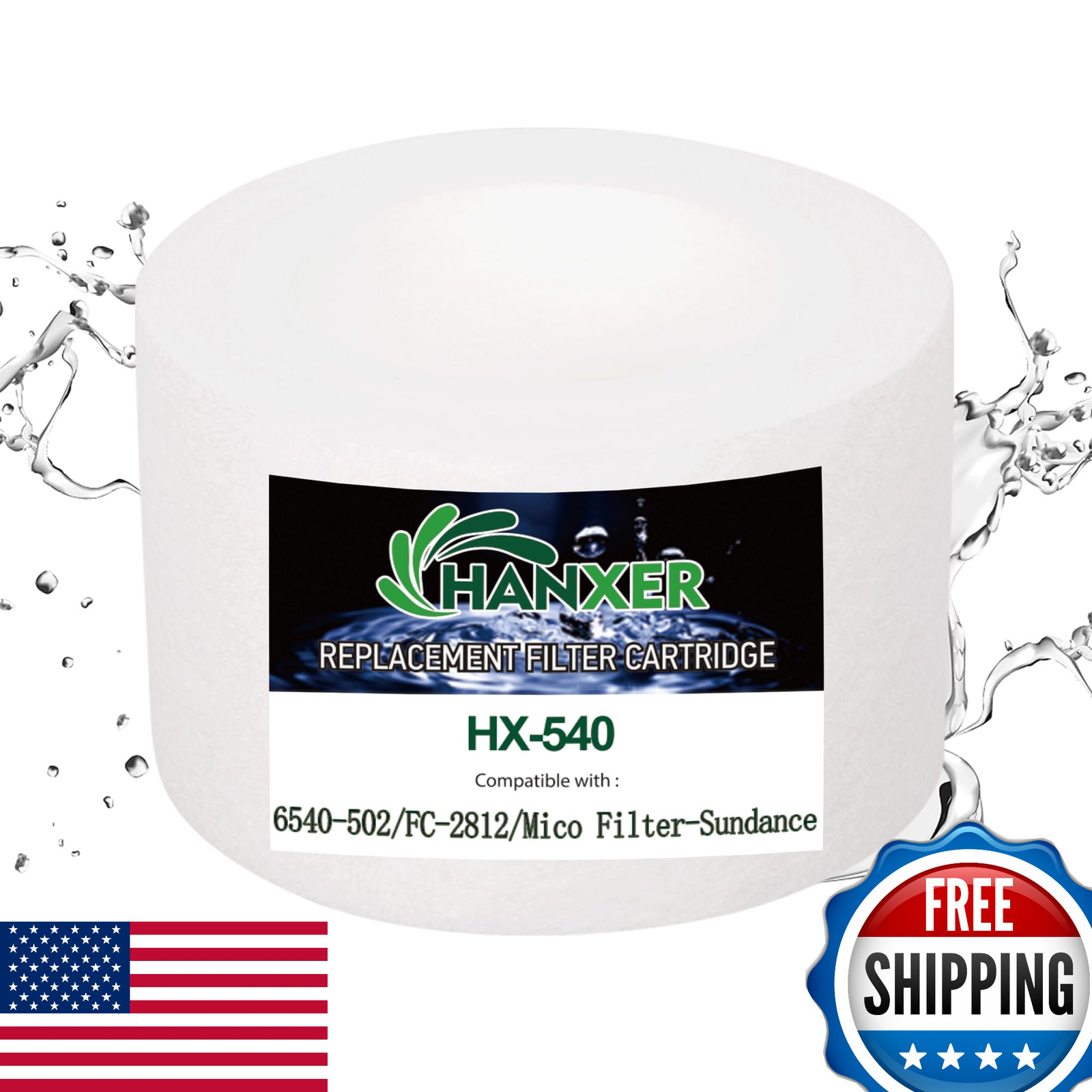 HANXER Sundance 6540-502 Hot Tub Filter Cartridge FC-2812 PPS750 PSD25-6