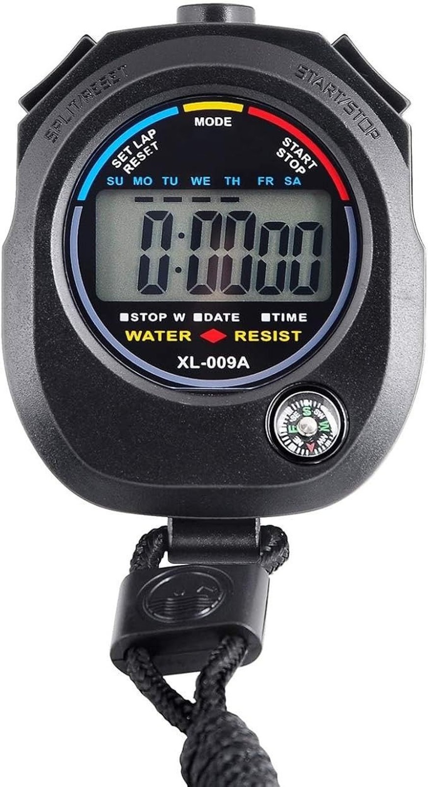 Multi-Function Electronic Digital Sport Stop Watch Timer Large Display & Compass