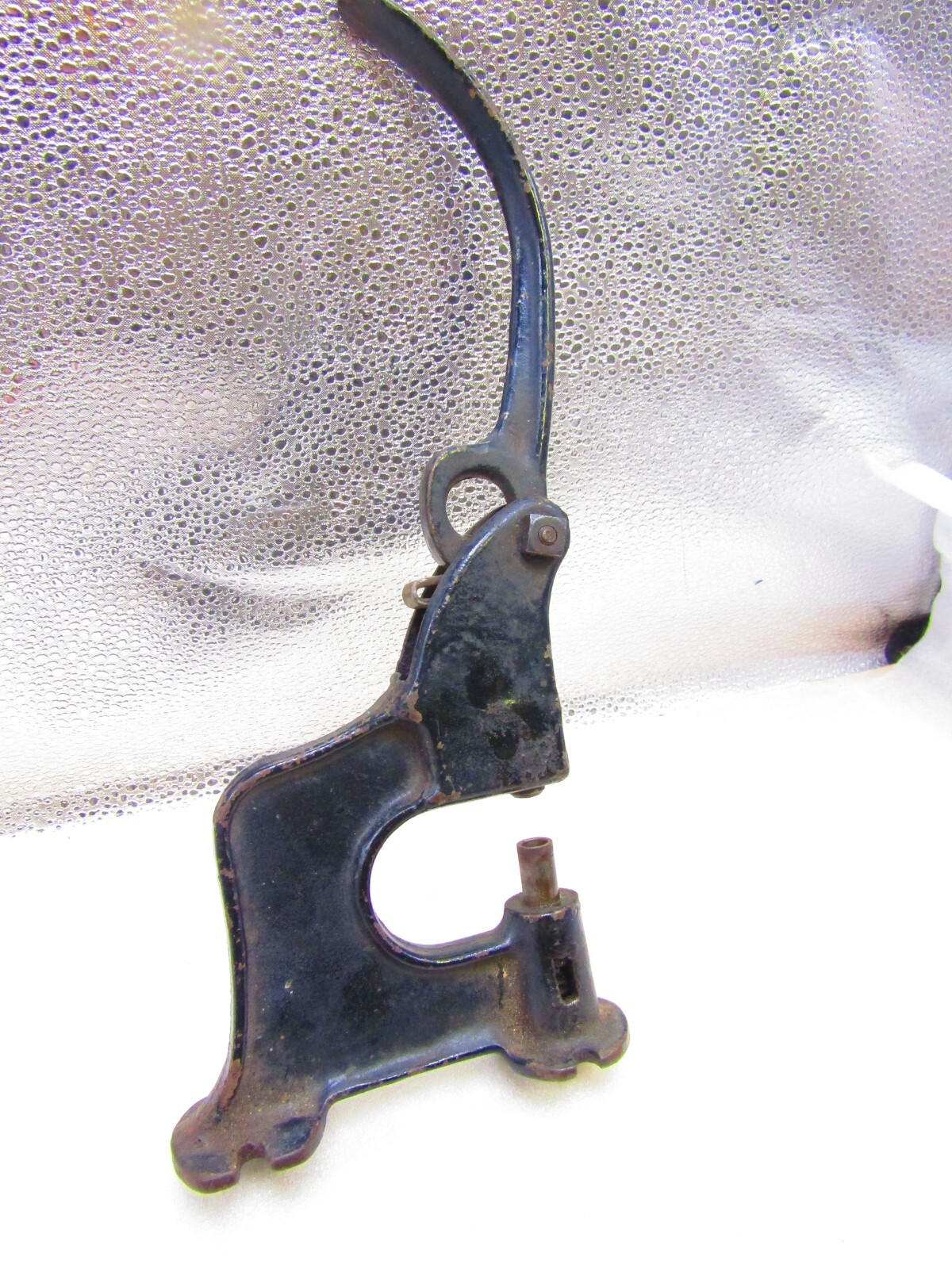 Vintage cast iron grommet/rivet macine by Rex