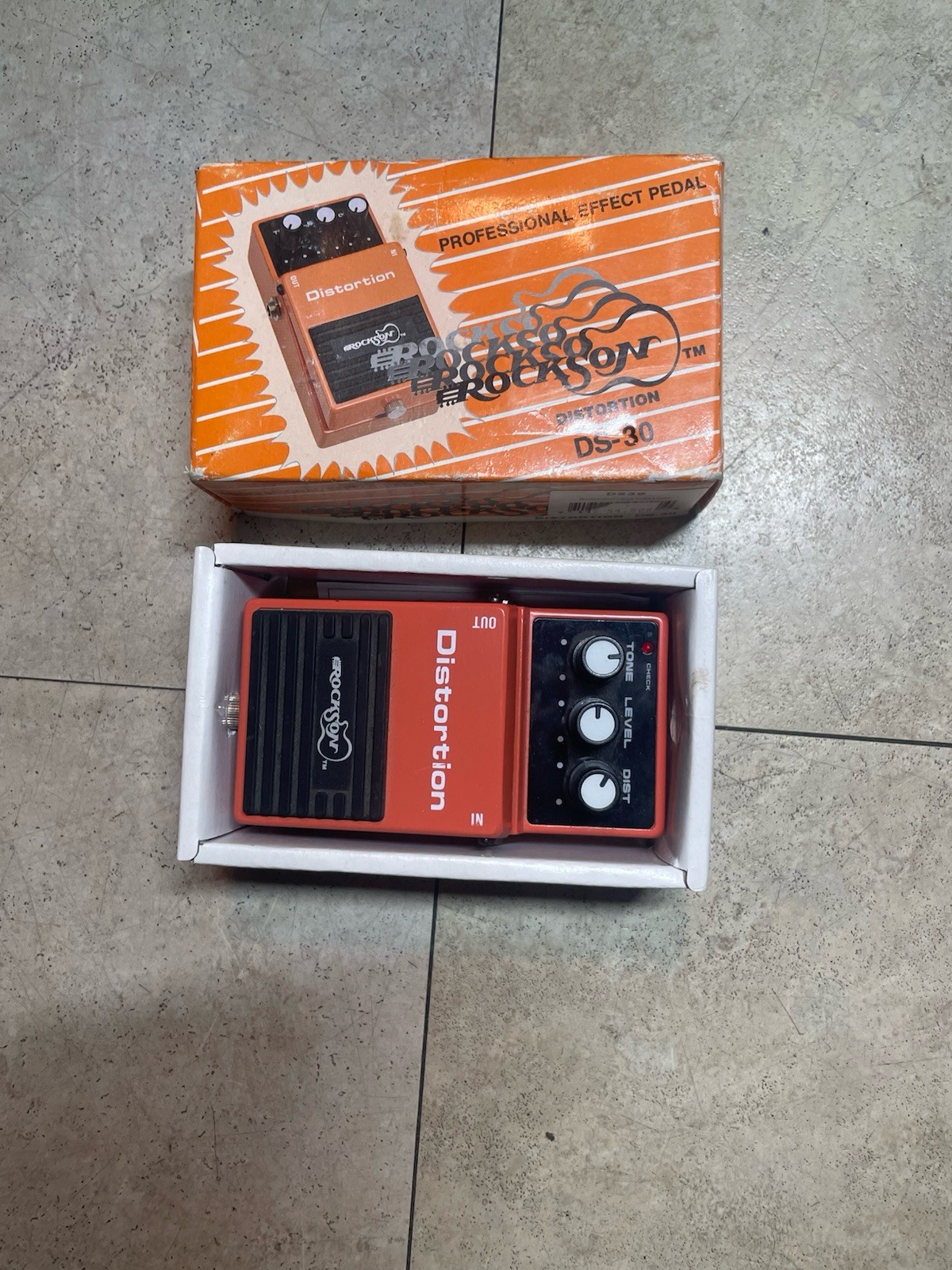 1994 DS-30 Distortion Rare Vintage Rockson Sound Tank Series Guitar Effect Pedal