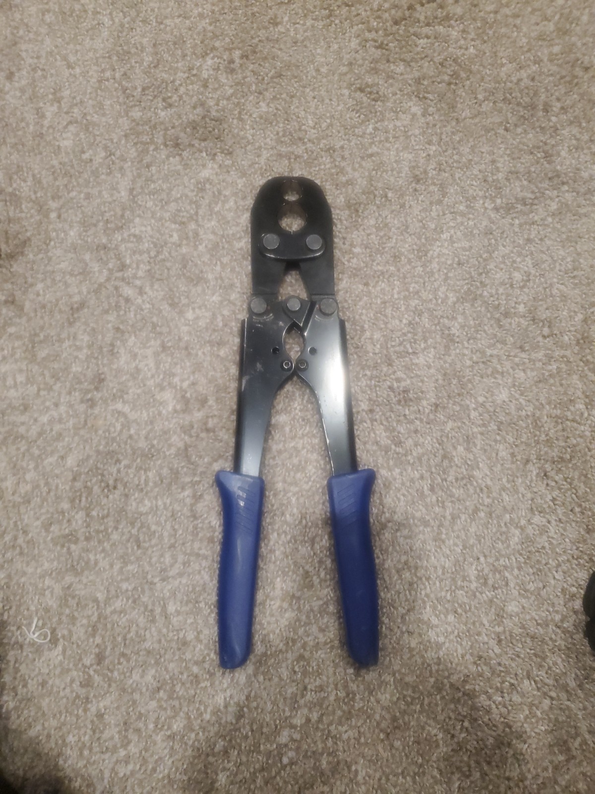 Pipe Crimping Tool/Plumbing Tool Convertible 1/2 and 3/4 Jaws for Copper pipe