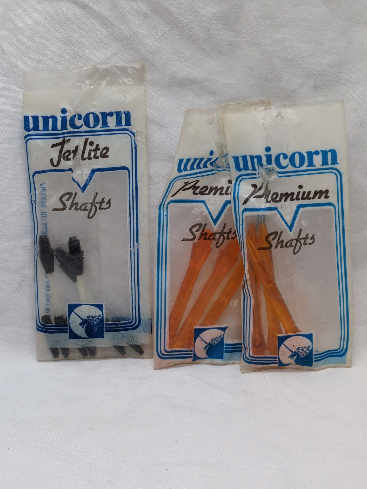 (3) Vintage Packs Of Unicorn Shaft Accessories