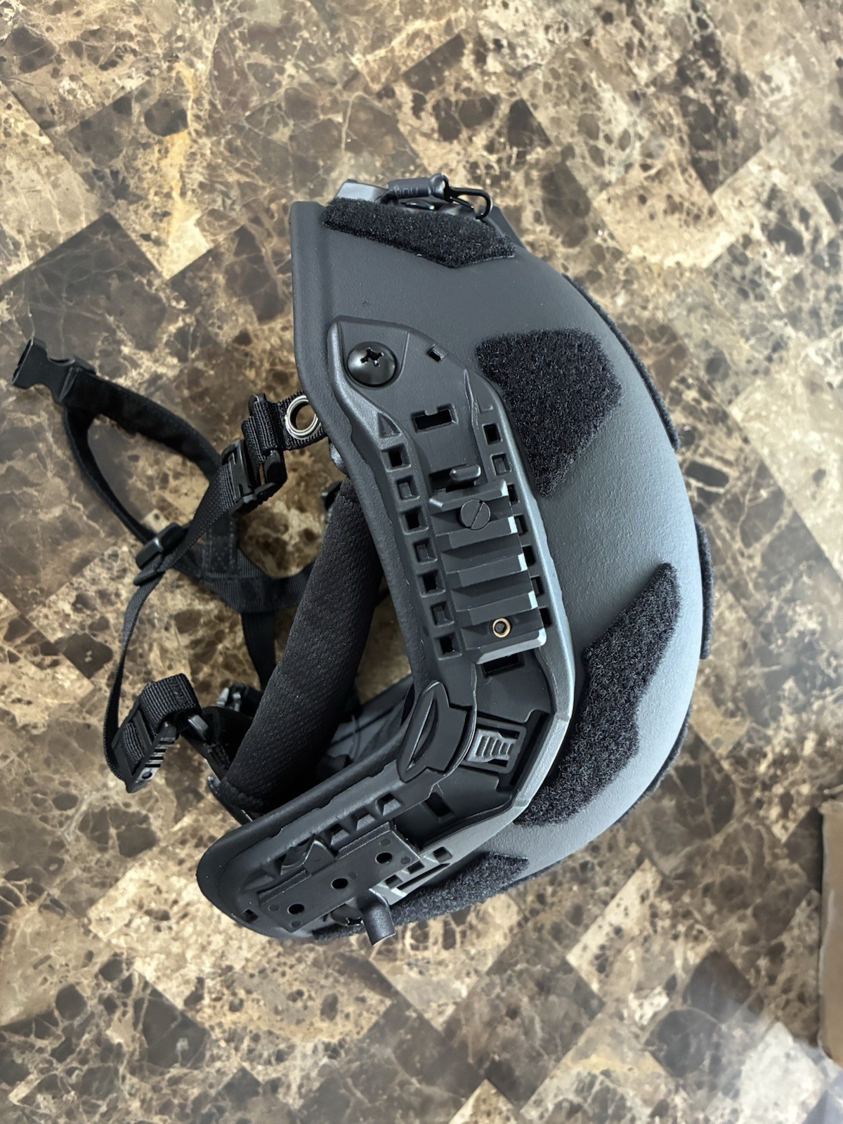 GLF Tactical Ballistic Kevlar Helmet Level 3A Made With Kevlar High-cut BLACK