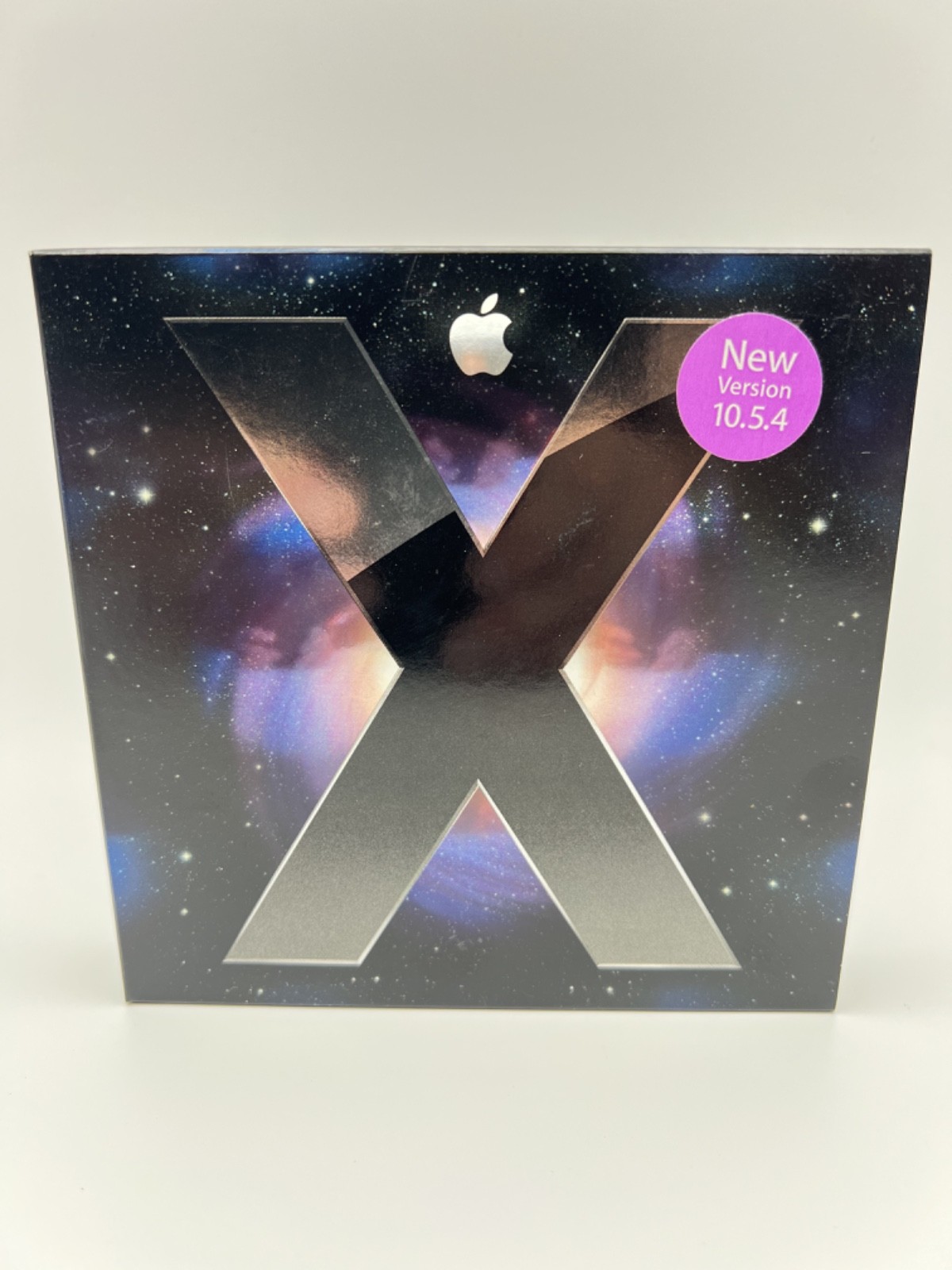APPLE Mac OS X Version 10.5.4 Leopard Retail Pack Disc DVD Mint Complete 2007