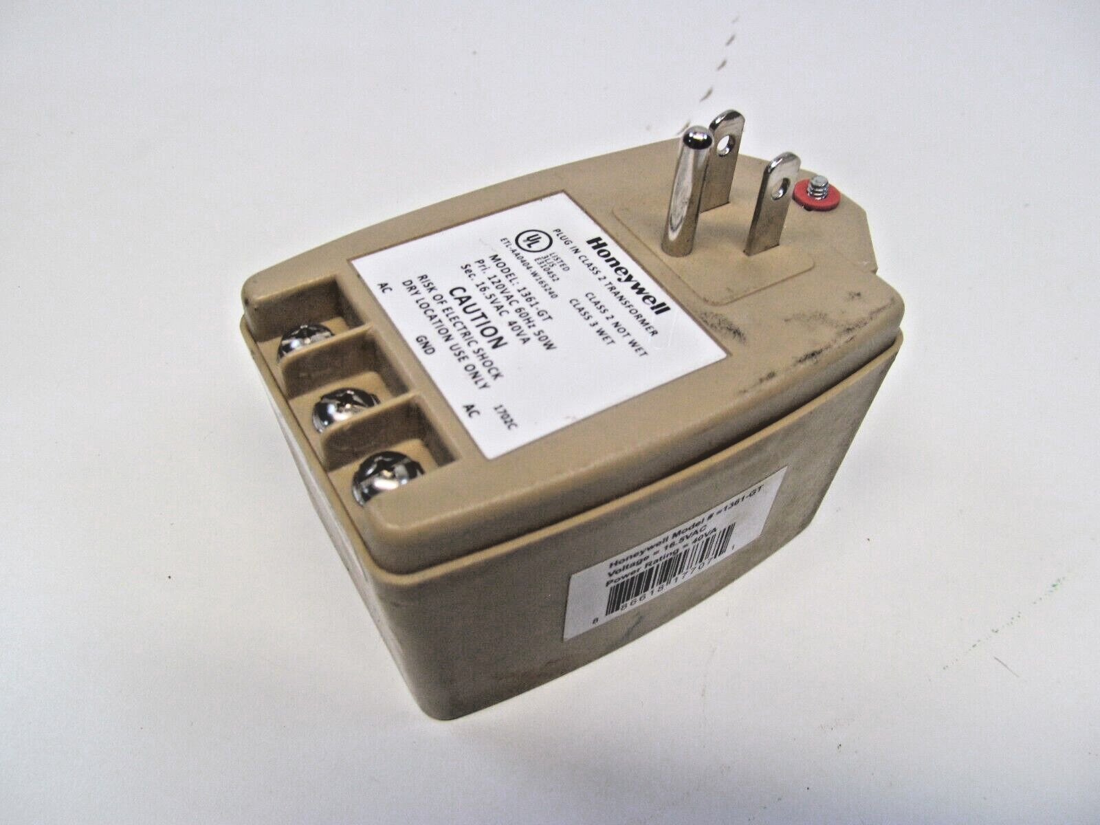 NEW Honeywell 1361 16.5 40VA 50W 60hz transformer 1361-GT