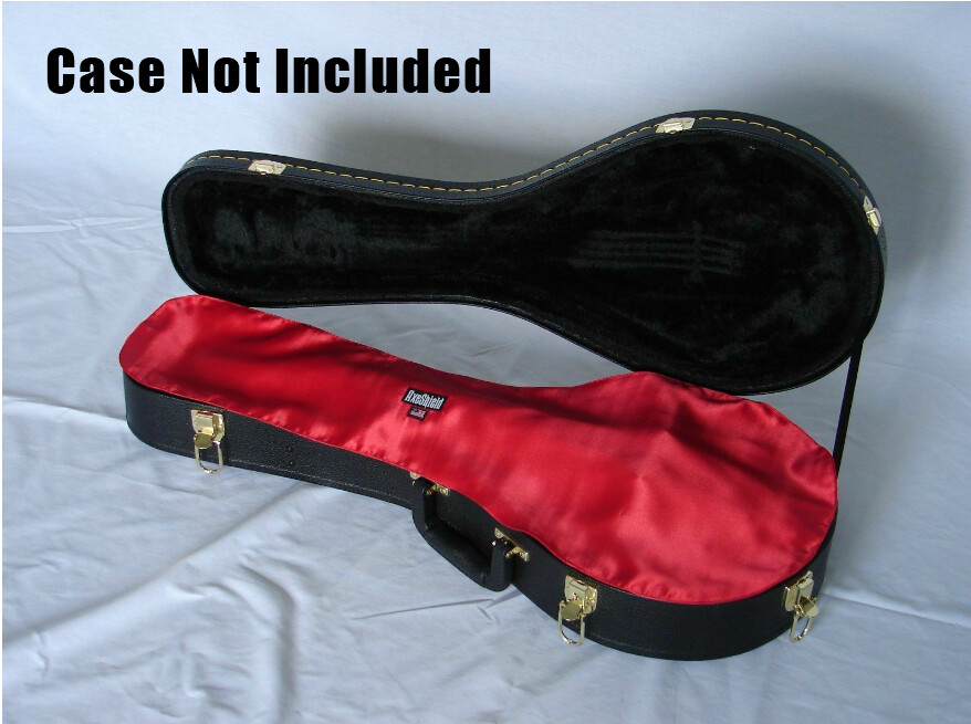 "AxeShield HD" Satin Shroud ATTACHES To F-STYLE MANDOLIN Case  - 12 COLORS!