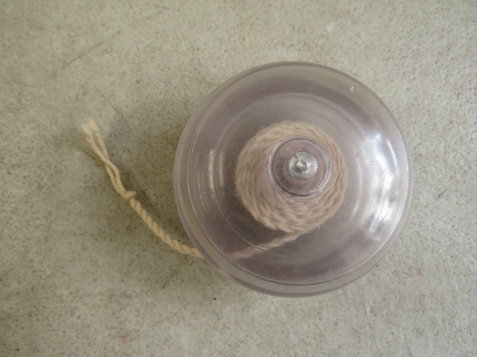 Vintage Empress Super Yo-Yo Clear Plastic 2"