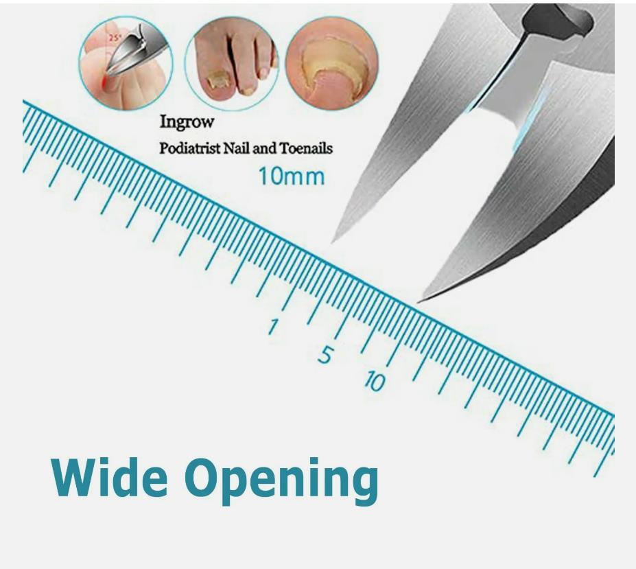 Heavy Duty Nail Scissors for Thick Ingrown Toenails - Precision Clipper Tool
